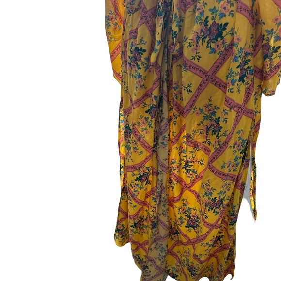 Free People Yellow Floral Robe - Picture 8 of 8